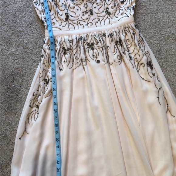 ModCloth Geode cream beaded sleeveless dress - Picture 2 of 4